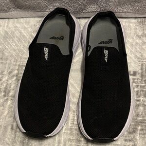 Avia women  Black and White Slip-On Sneakers
